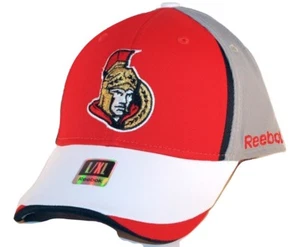 Ottawa Senators Reebok TT637Z NHL Pro Shape Stretch Fit Hockey Cap Hat L/XL - Picture 1 of 4