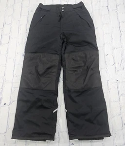 Champion C9 YOUTH BOYS SIZE M 8-10 Snow Pants Black Zip Pockets Double Knee - Picture 1 of 14