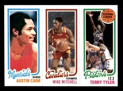 1980 Topps Basketball #34 Carr Mitchell Tyler NM/MT *e23 - Image 1 of 2