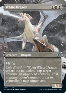 White Dragon - Borderless x1 - Adventures in the Forgotten Realms - Casi nuevo - Como nuevo, Eng - Imagen 1 de 1