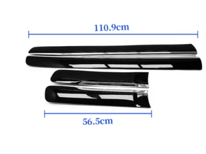 Bright Black Door Body Side Guard Molding Panel Cover For Lexus GX 460 2010-2019 - Picture 1 of 4