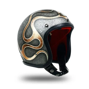 NEW SALE ALERT! VINTAGE SLIMHEAD 500TX GOLD LEAF FLAMES FOR CUSTOM MOTORCYCLE - Picture 1 of 4