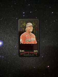 2022 topps allen and ginter mini stained glass MANNY RAMIREZ #82 SSP 💥💥💥