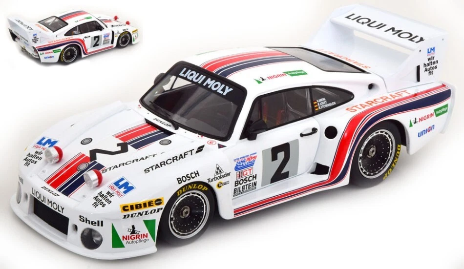 Modellino auto scala 1:18 PORSCHE 935 24H DAYTONA 1980 racing modellismo statico - Immagine 1 di 1