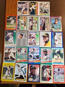 RICKEY HENDERSON - **Lot of 23 All Different** - Athletics - (All NRMT-MINT) #1 - Picture 1 of 1