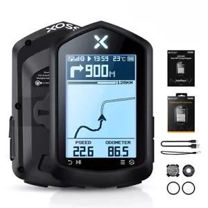 Bike Computer Cycling Bicycle MTB Road Wireless Speedometer Map Route Navigation - Picture 1 of 19