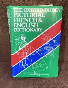 Pre Owned The Oxford-Dudenpictorial French & English Dictionary Paperback 1988 - Picture 1 of 4