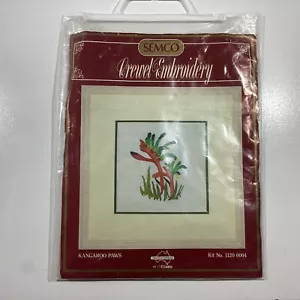 Semco Crewel Embroidery Kangaroo Paws Kit No 1120 0004 Australian Flora Tracked - Picture 1 of 8