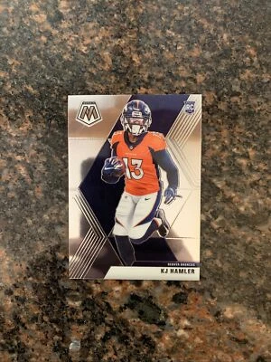 2020 Panini Mosaic #219 KJ Hamler RC Rookie Broncos  - Image 1 of 2