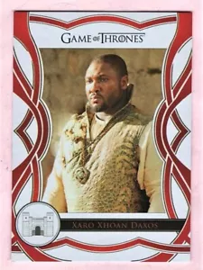 Xaro Xhoan Daxos 2020 Game of Thrones Cast Card 16/75 - Picture 1 of 2