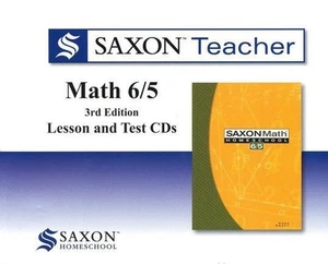 Saxon Math 65 Homeschool Teacher Lesson & Test CDs 6/5 NEW! - Picture 1 of 1
