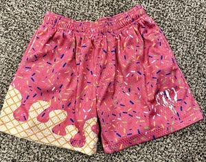 Baseball Lifestyle 101 Ice Cream Youth L Shorts - Strawberry - Picture 1 of 4