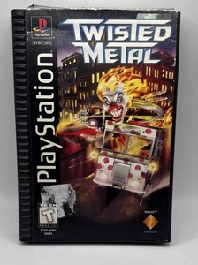 Twisted Metal (PlayStation 1, 1995) Long Box Action & Abenteuer Videospiel - Bild 1 von 6