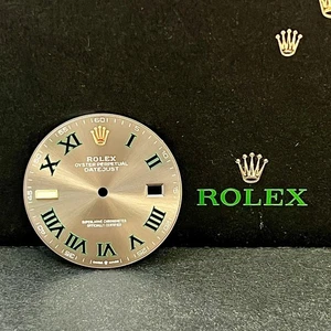 Rolex DateJust 41 Men’s 18k Yellow Gold Anniversary Grey Roman Slate Ref: 126333 - Picture 1 of 5