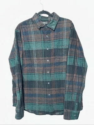 Camisa de pana de algodón a cuadros Vince Sierra corte clásico talla XL Foto 1 de 3