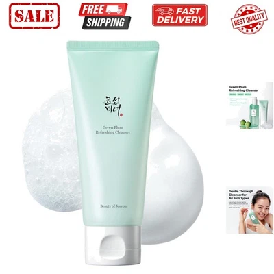 Gel Limpiador Refrescante Ciruela Verde Tipo Limpieza Profunda de Poros, Jabón Facial para Acné,... Foto 1 de 4