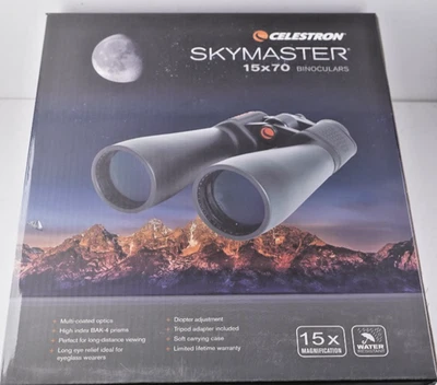 Celestron Skymaster 15x70 Binoculars, #1 Selling Astronomy Binoculars - NEW - Image 1 of 2