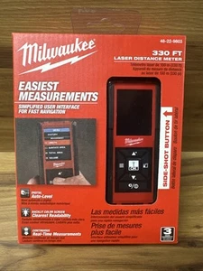 Milwaukee 48229803 Laser Distance Meter 330 FT- Black - Picture 1 of 4