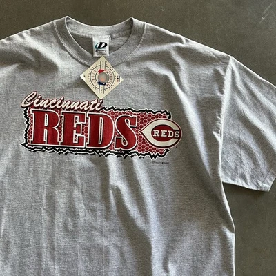 Vintage Cincinnati Reds Graphic T shirt XXL 2003 Y2K mlb Griffey deadstock nwt - Image 1 of 4