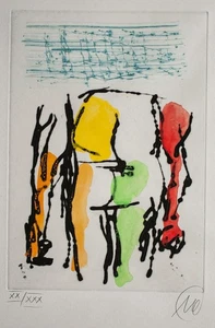 Markus Lüpertz Kunst Regeln geben Neoexpressionismus Radierung Buch 2005 20/30 - Bild 1 von 4