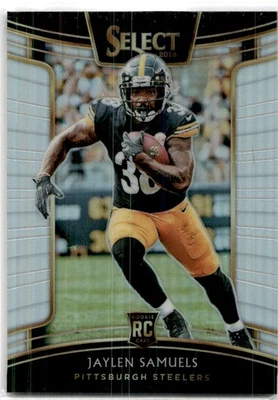 2018 Panini Select FOOTBALL Silver Prizm Jaylen Samuels #9 RC - Image 1 of 2