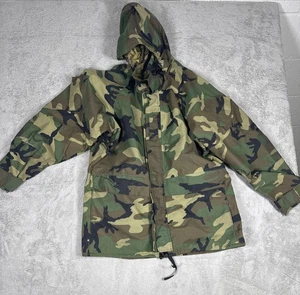 US.ARMY Military Jacket ECWCS PARKA GORE-TEX Black Plain 8415-01-421-9270 MR - Picture 1 of 14