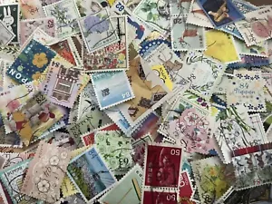 Livraison gratuite de 60 timbres postaux d'occasion Japon taille mixte hors papier kiloware - Photo 1/1
