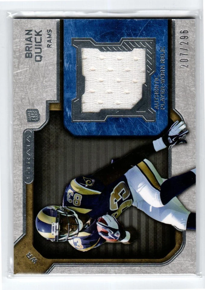 2012 Topps Strata Rookie Jerseys #RRBQ Brian Quick /296 - Image 1 of 1