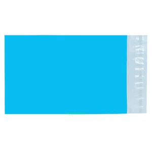 Blue Non-Padded Envelope Bag Poly Mailer (Width 4.3" - 12.5") x (Length 7"- 15") - Picture 1 of 12