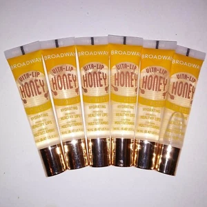 Set of 6 Lip Gloss Honey Hydrating Healthy Lips Multivitamins New - Picture 1 of 3