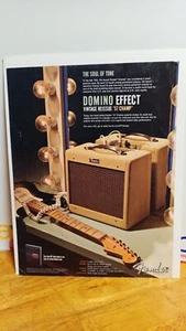 FENDER CHAMP 57 CUSTOM REISSUE GUITAR AMPLIFIER 2009 PRINT AD - 11 X 8.5 6 - Picture 1 of 2