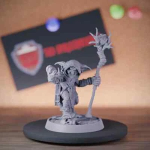 Goblin Shaman Miniature Mage Mini Dungeons and Dragons Mini DnD 5e TTRPG - Picture 1 of 8