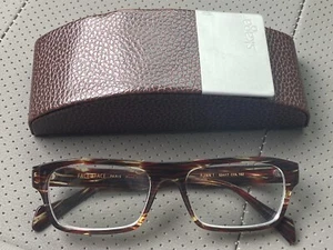 FACE A FACE JINN 1  53/17 COL 162 BLACK TORTOISE EYEGLASSES FRAME +case SKAGA - Picture 1 of 6