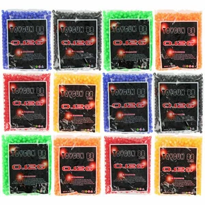 Airsoft Gun BB's Bullets 0.12 Grams 6 mm Pellets Ammo 1000 to -20000 BBs - Picture 1 of 3
