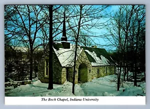 Postcard Vtg Indiana University The Beck Chapel Religious Building 4x6 - Picture 1 of 2