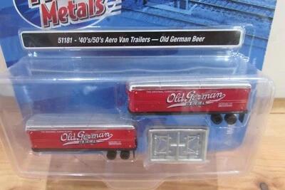 N Scale CMW 51181 40's/50's Aero Van Trailers OLD German Beer - Image 1 of 2