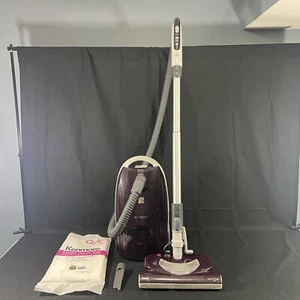 KENMORE PROGRESSIVE 360 TRUE HEPA MODEL 116 CANISTER VACUUM W/ ATTACHMENTS PLUM - Picture 1 of 24