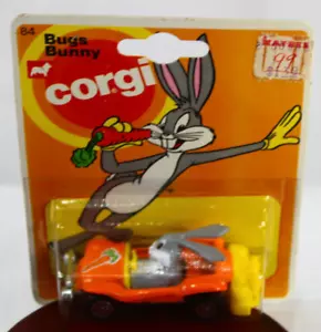 Corgi Bugs Bunny #84 Buggy Naranja Dune Car Diecast WB 1979 NUEVO EN PAQUETE Tablero Amarillo - Imagen 1 de 6