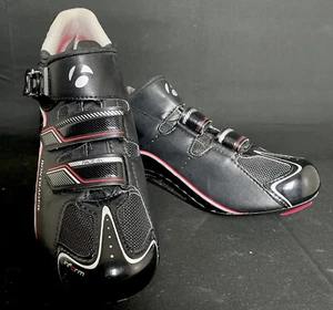 Hermosos zapatos de bicicleta de carretera Bontrager Race DLX talla 7 negros usados una vez - Imagen 1 de 7