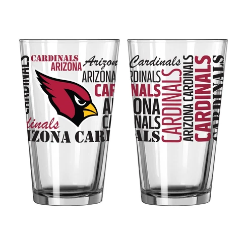 Arizona Cardinals Boelter NFL Spirit 16oz Pint Glass(1) FREE SHIP!! Cover