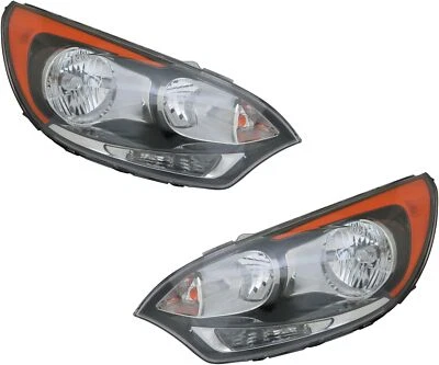 For Kia RIO 2012-2017 Halogen TYC Headlight with Bulbs Right&Left Pair CAPA SET - Image 1 of 4