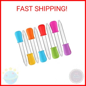 5ml Liquid Droppers Medicine Silicone and Plastic Pipettes Eye Dropper with Bulb - Picture 1 of 2