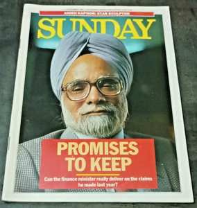 REVISTA INDIA INGLÉS: DOMINGO NOVIEMBRE 1992 MANMOHAN SINGH, LADAKH, BHINDRANWALE - Imagen 1 de 15
