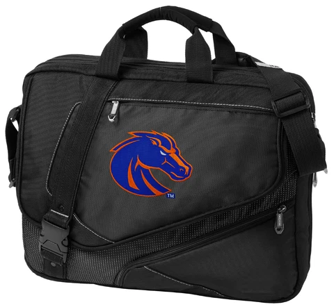 Boise State Laptop Computer Bag BRONCOS Lg Messenger Bag LOADED w/ POCKETS! Cover