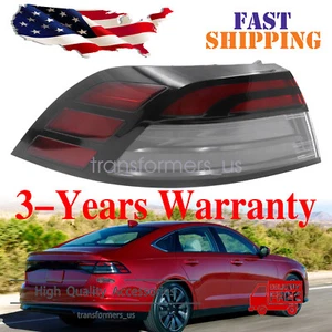 Left Driver Side Outer Tail Light Lamp Fits 2023-2025 Honda Accord 33550-30A-A01 - Picture 1 of 15