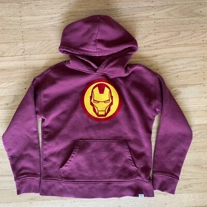 Gap Kids Hoodie Iron Man ~ Marvel ~ Pullover ~ Size L (10) ~ EUC ~ Maroon - Picture 1 of 4