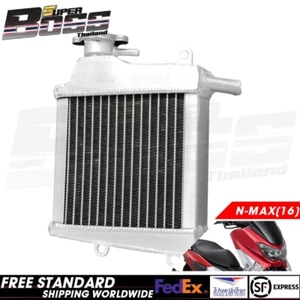 Aluminum Cooling Kit Radiator Comp Silver For YAMAHA NMAX-155, AEROX-155 - Picture 1 of 7