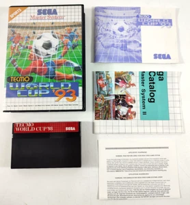 Sega Master System Spiel in Box World Cup 93 mit Anleitung Blitzversand und Sendungsverfolgung - Bild 1 von 2