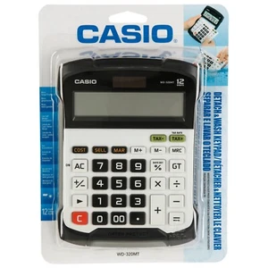 CASIO Water-Protected and Dust-Proof Desktop Calculator WD-320MT - Picture 1 of 3