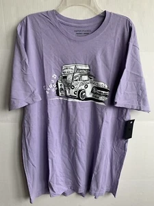PAPER PLANES ✈️ SKYLARK RECORDS LILAC TEE SIZE XL NWT 🔥 - Picture 1 of 7
